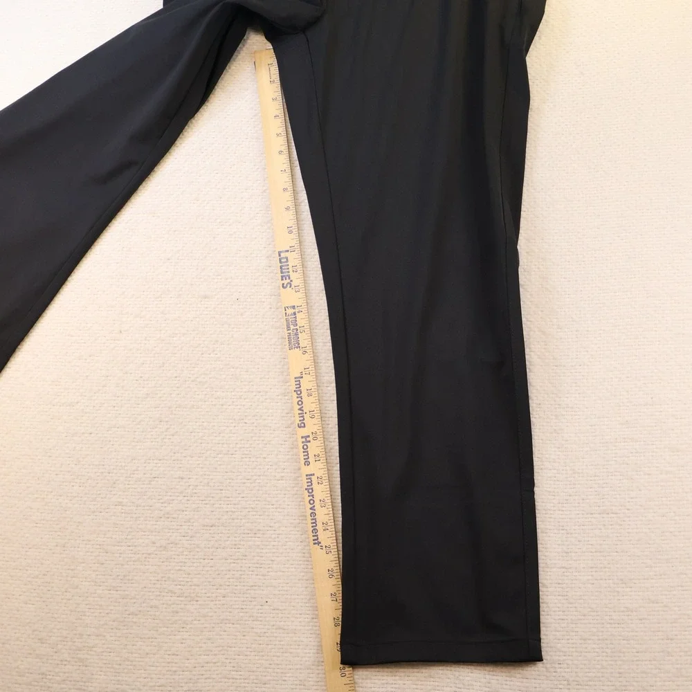 Twillory Mens 38x32 Performance Pants Black Technical Fabric Tailored TSS20PCP